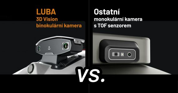 Binokulární kamera 3D Vision versus monokulární kamera s TOF senzorem